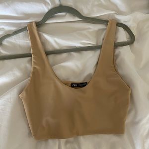 zara tan crop